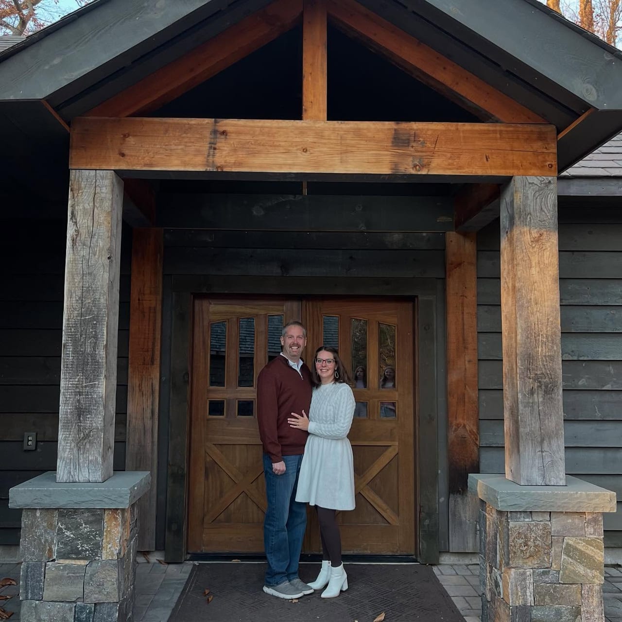 Dave and Cassie celebrating twenty years of marriage
